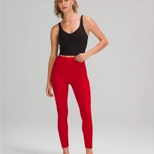 Lululemon Athletica Bold Red Leggings